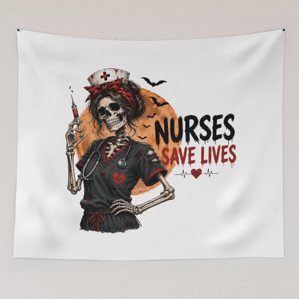 Item preview, NURSE HALLOWEEN designed and sold by Brejko.