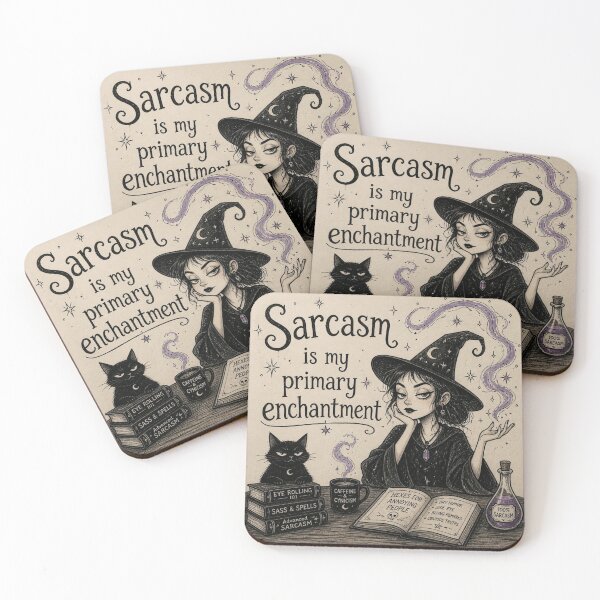 Item preview, Sarcasm is my primary enchantment designed and sold by CinemaChronik.