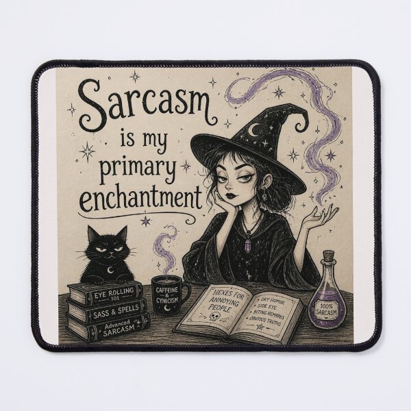 Item preview, Sarcasm is my primary enchantment designed and sold by CinemaChronik.