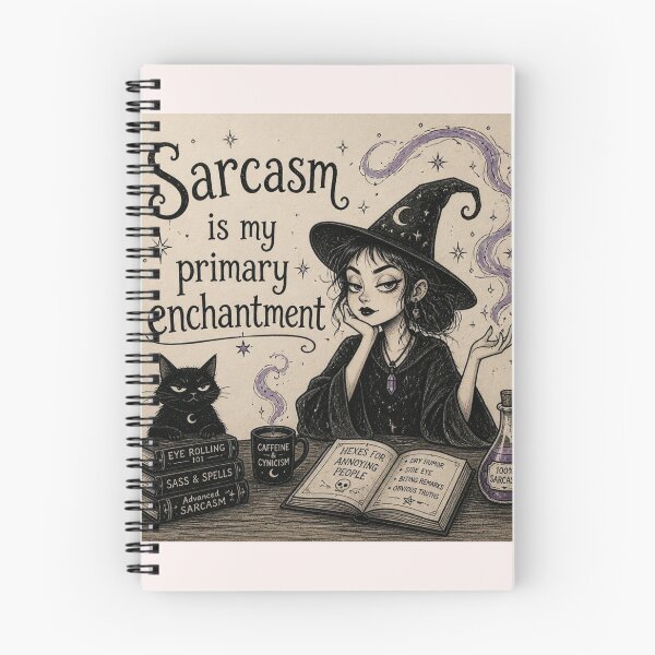Item preview, Sarcasm is my primary enchantment designed and sold by CinemaChronik.