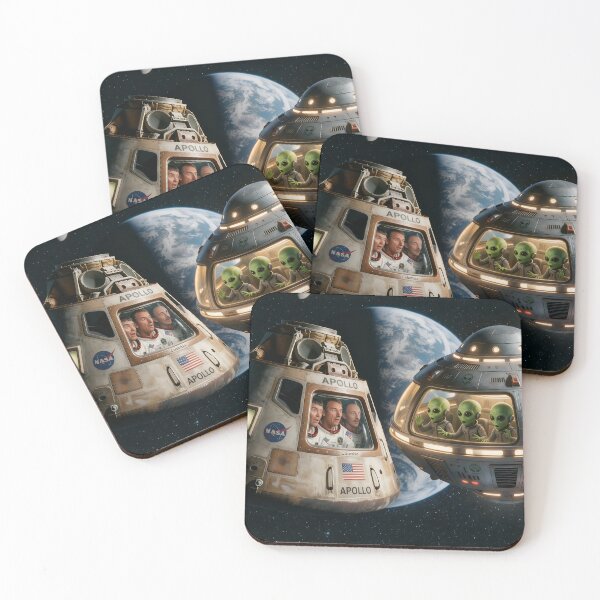 Item preview, NASA crew meet Martians designed and sold by WiseBow.