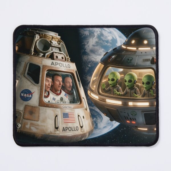 Item preview, NASA crew meet Martians designed and sold by WiseBow.