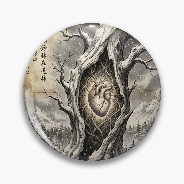 Item preview, The Heart of the Dragon Tree Sumi-e Ink Wash designed and sold by DuckOddity.