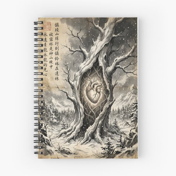 Item preview, The Heart of the Dragon Tree Sumi-e Ink Wash designed and sold by DuckOddity.