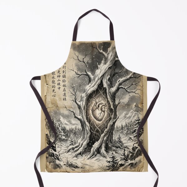 Item preview, The Heart of the Dragon Tree Sumi-e Ink Wash designed and sold by DuckOddity.