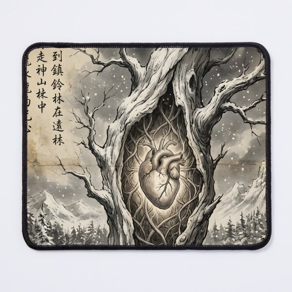 Item preview, The Heart of the Dragon Tree Sumi-e Ink Wash designed and sold by DuckOddity.