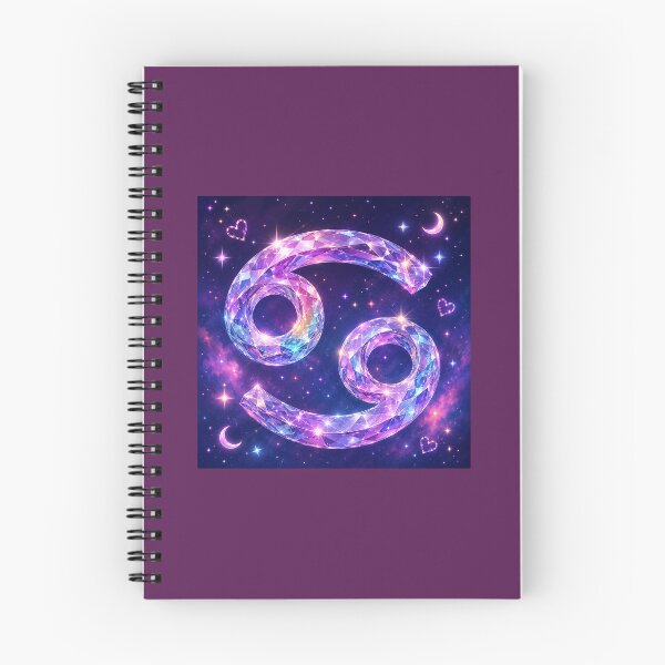 Item preview, Sparkling Cancer zodiac in cosmic glow designed and sold by HemGlo Studio.