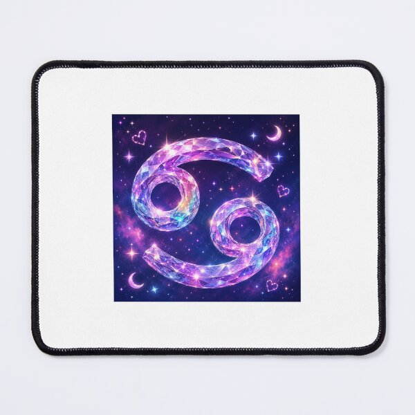 Item preview, Sparkling Cancer zodiac in cosmic glow designed and sold by HemGlo Studio.