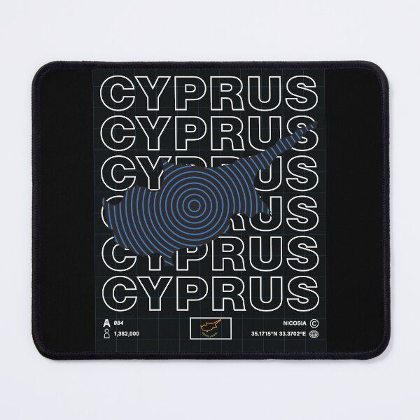 Item preview, Cyprus Minimal Map designed and sold by Atlas-Array.
