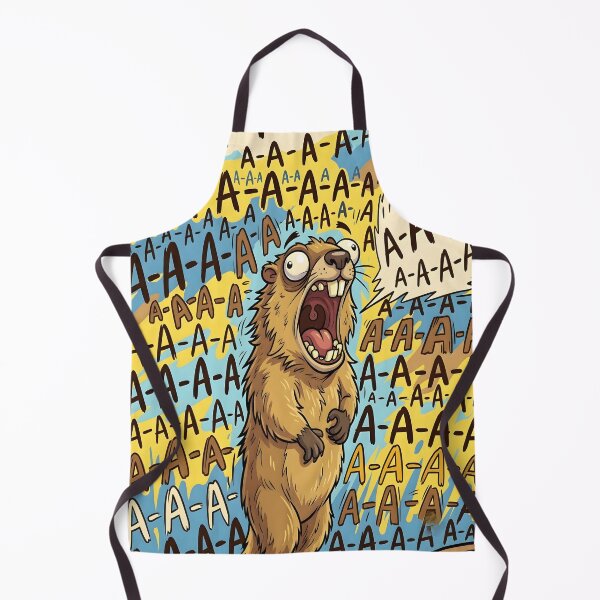 Item preview, Screaming Groundhog Meme - Monday Morning Mood designed and sold by moonplumstudio.