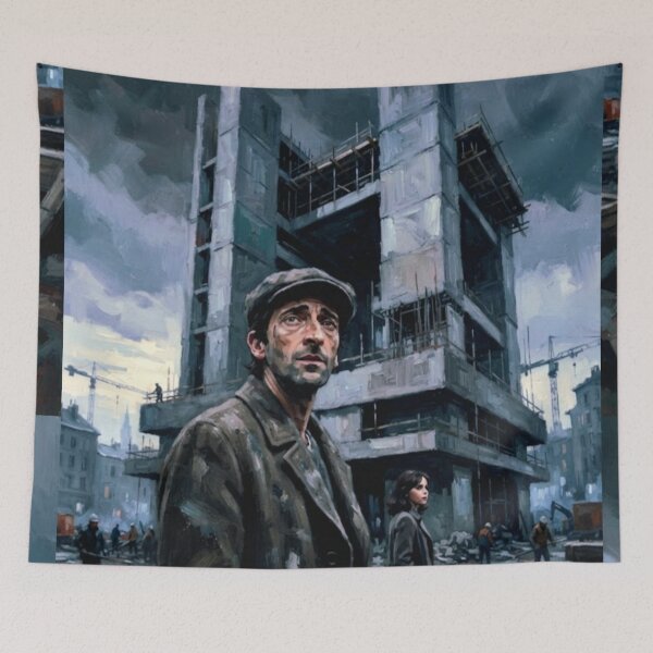 Item preview, The Brutalist Historical Drama Tribute Art Poster designed and sold by Art's Diner.