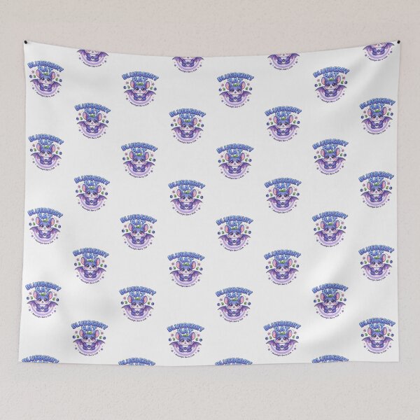 Item preview, Blueberry Bat Kawaii T-Shirt – Cute Moonlight Berry Bat Gift for Halloween Fans & Cozy Kawaii Lovers designed and sold by GemBob Creations.