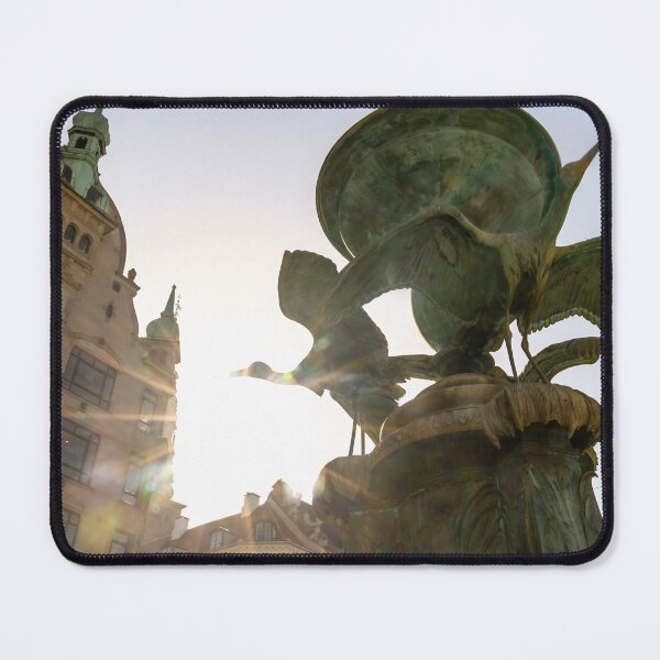 Item preview, Stork Fountain and Sunlight in Copenhagen's Stroget designed and sold by jrtwynam.
