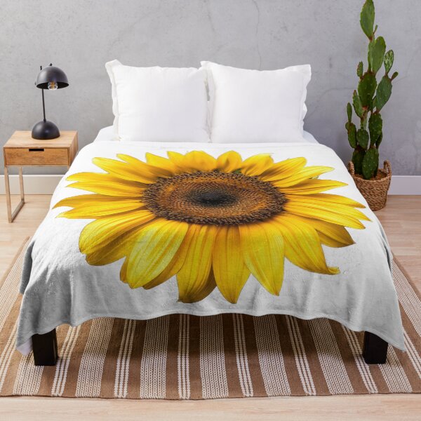 Item preview, Vintage Botanical Sunflower Symmetrical Illustration Print designed and sold by The Fine Print by BassAddict.