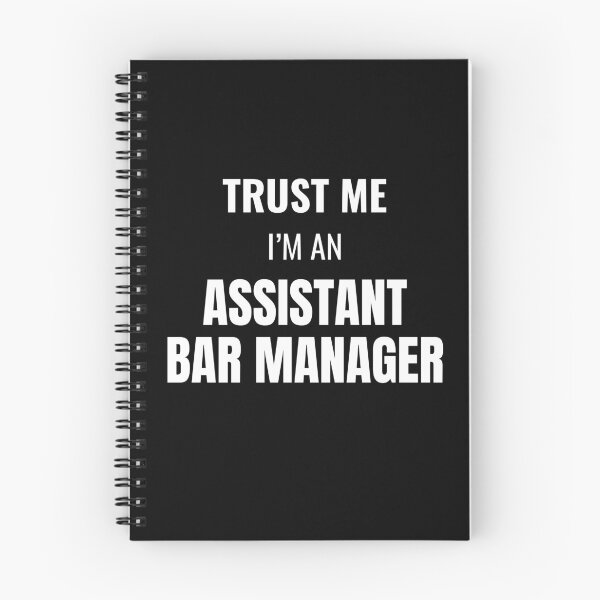 Item preview, Trust Me I'm an Assistant Bar Manager (White) designed and sold by ShipCrewNation.