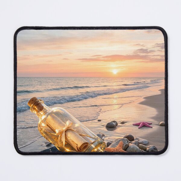 Item preview, Beach Sunrise Sunset Ocean Waves designed and sold by Black Signal.