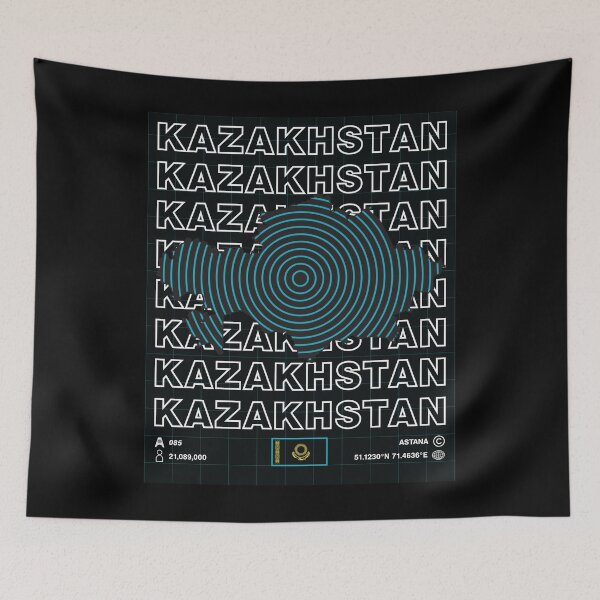 Item preview, Kazakhstan Minimal Map designed and sold by Atlas-Array.