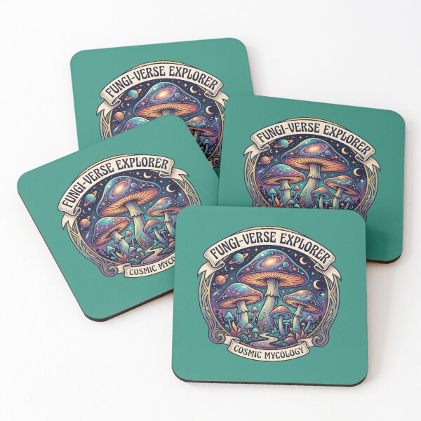 Item preview, Cosmic Mycology Explorer. designed and sold by MyHappyArtShop.