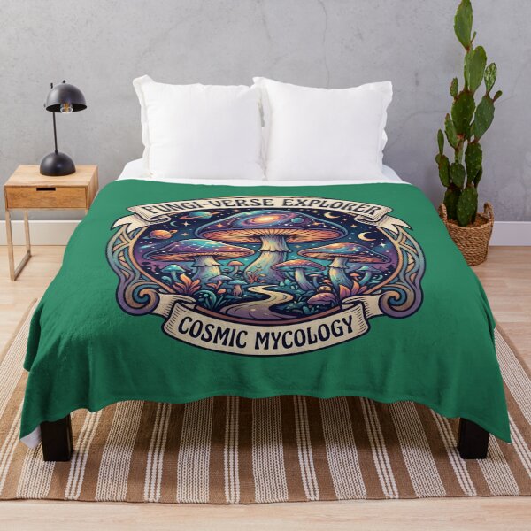 Item preview, Cosmic Mycology Explorer. designed and sold by MyHappyArtShop.