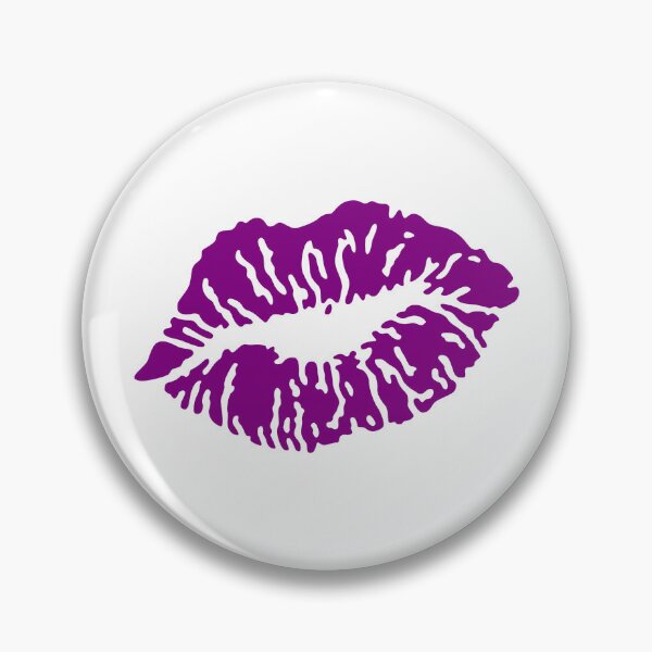 Item preview, Kissing Lips / Kiss / Peck / Love (Purple) designed and sold by MrFaulbaum.