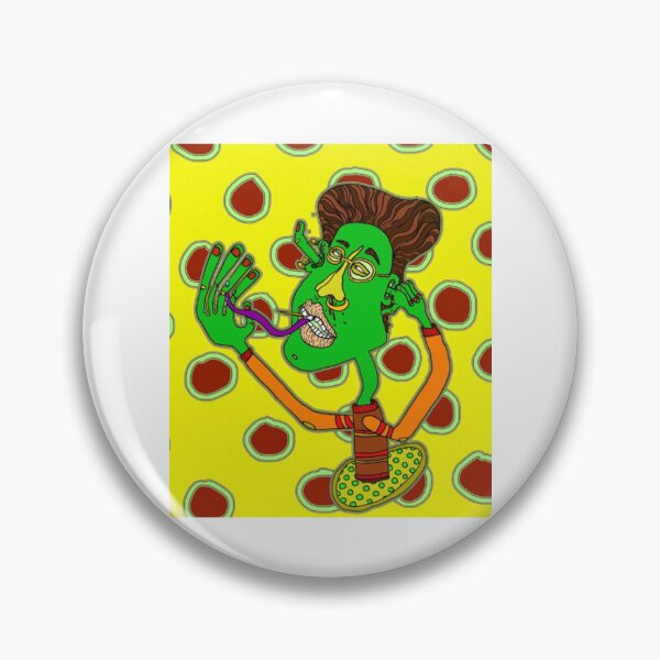 Item preview, Whimsical Green Artist Portrait Illustration designed and sold by shiftyourbarrie.