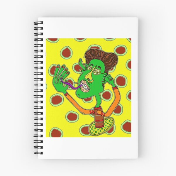Item preview, Whimsical Green Artist Portrait Illustration designed and sold by shiftyourbarrie.