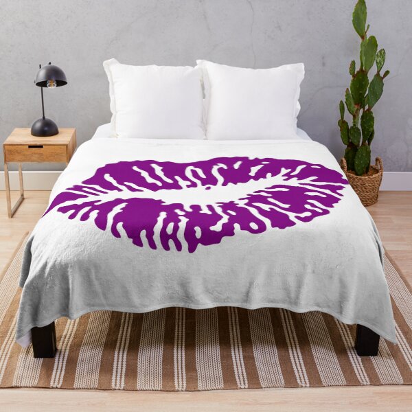 Item preview, Kissing Lips / Kiss / Peck / Love (Purple) designed and sold by MrFaulbaum.
