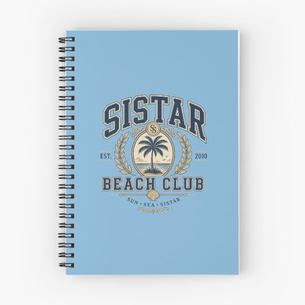 Item preview, SISTAR Beach Club Varsity Crest | Coastal Summer Vintage Design designed and sold by Meivelle.