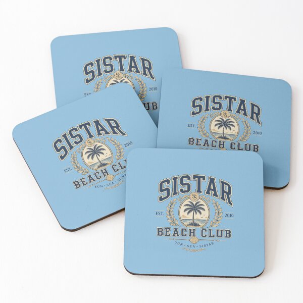 Item preview, SISTAR Beach Club Varsity Crest | Coastal Summer Vintage Design designed and sold by Meivelle.