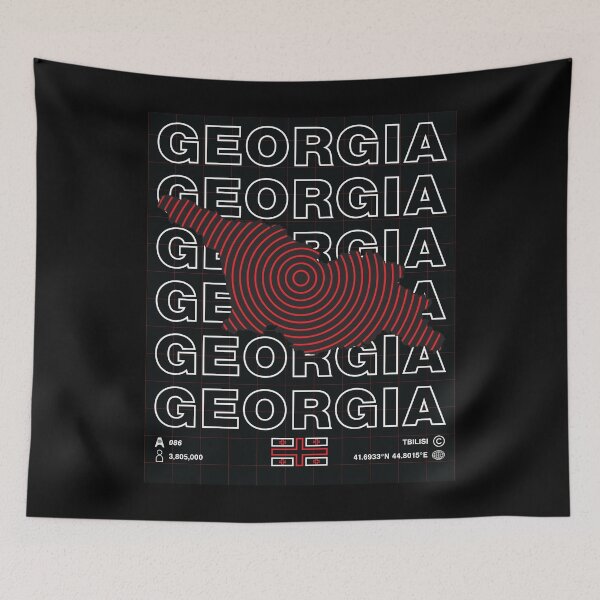 Item preview, Georgia Minimal Map designed and sold by Atlas-Array.