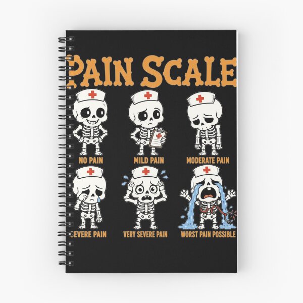 Item preview, Pain Scale Cute Nurse Skeleton Halloween Trauma Funny   designed and sold by clothesy7.