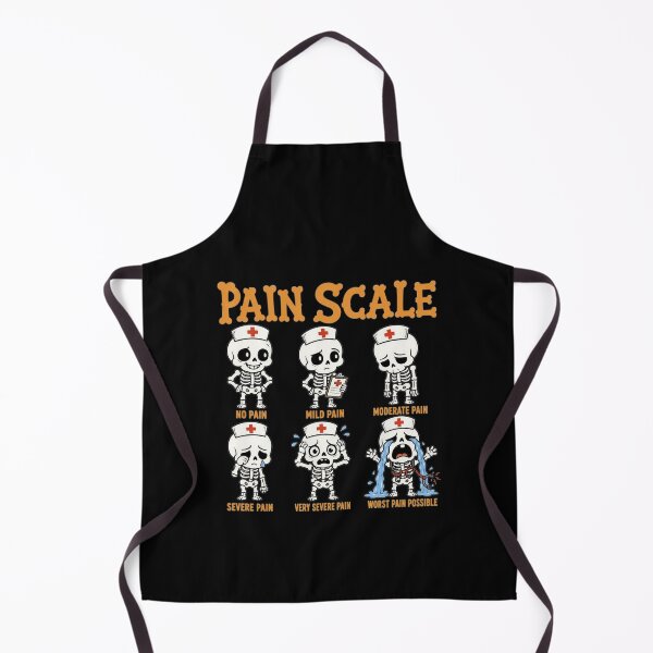 Item preview, Pain Scale Cute Nurse Skeleton Halloween Trauma Funny designed and sold by clothesy7.