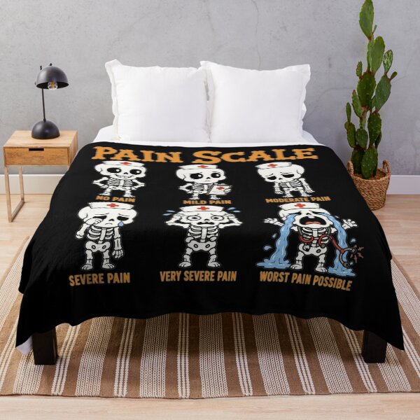 Item preview, Pain Scale Cute Nurse Skeleton Halloween Trauma Funny designed and sold by clothesy7.