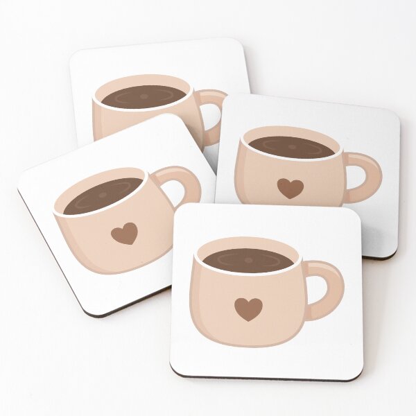 Item preview, Hot Coffee Ceramic Mug Brown Heart Graphic designed and sold by Anne97s.