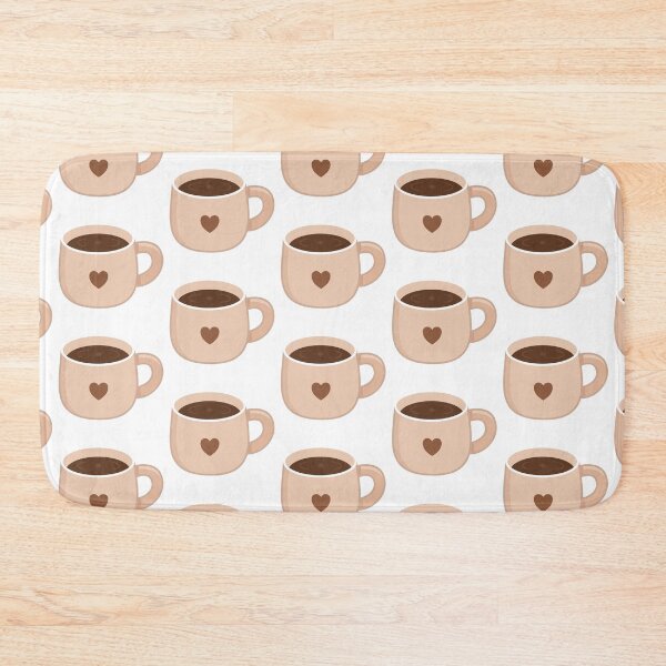 Item preview, Hot Coffee Ceramic Mug Brown Heart Graphic designed and sold by Anne97s.