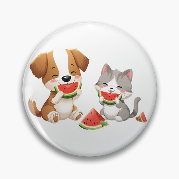 Item preview, Cute animals with watermelon designed and sold by VladaV.