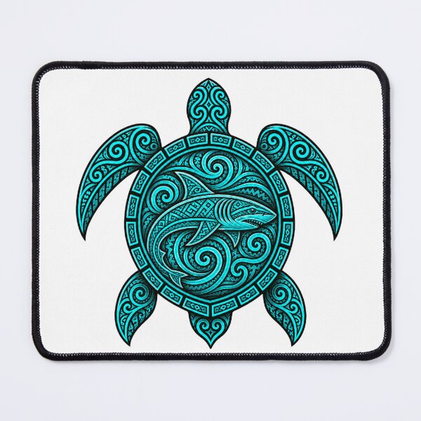 Item preview, Polynesian Tribal Turtle – Shark designed and sold by OTSC.