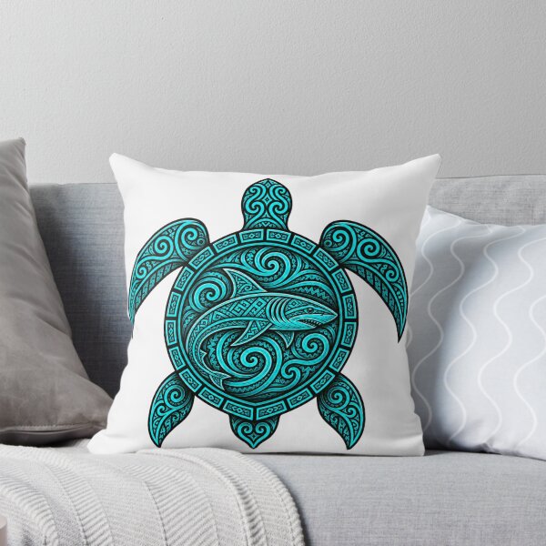 Item preview, Polynesian Tribal Turtle – Shark designed and sold by OTSC.