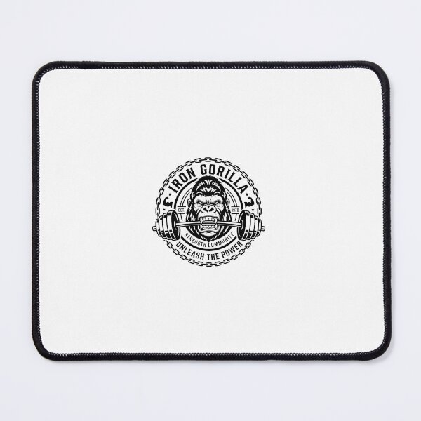 Item preview, Iron Gorilla Gym Fitness Muscle Logo designed and sold by JeevanStickers.
