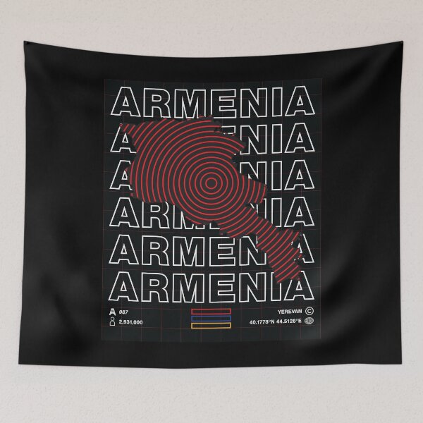 Item preview, Armenia Minimal Map designed and sold by Atlas-Array.