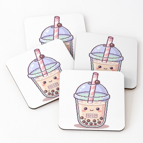 Item preview, Pixel Bubble Tea designed and sold by VictoriaaStore.