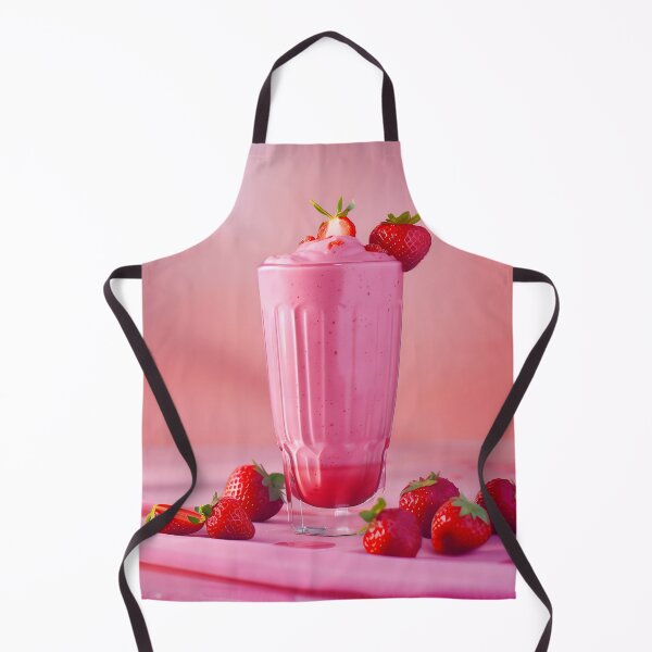 Item preview, Pink Summer Strawberry Smoothie with Fresh Fruits designed and sold by GraffiTimi.