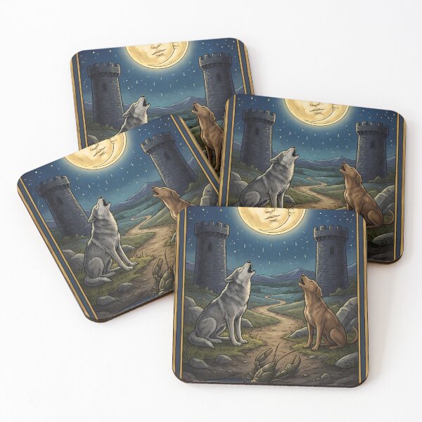 Item preview, The Moon Tarot XVIII: Mystical Night Howl designed and sold by Clavivs.