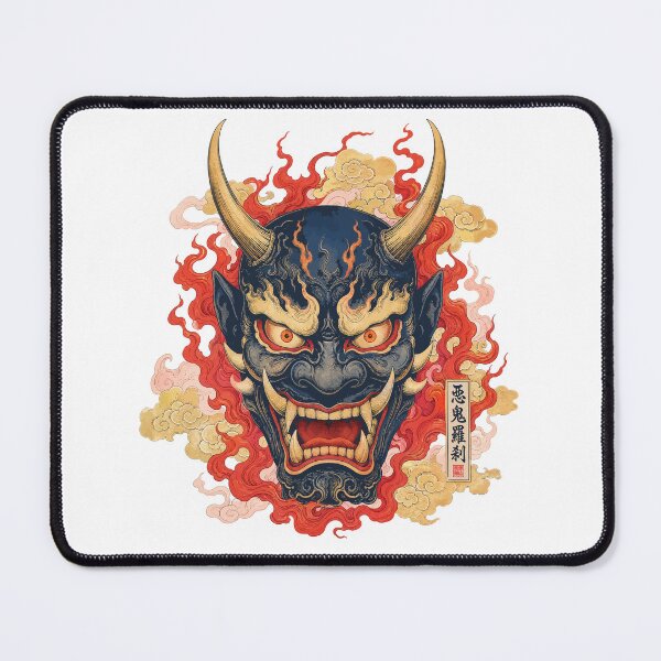 Item preview, Hannya Oni — Demon of Flame and Fury designed and sold by lmosamiha.