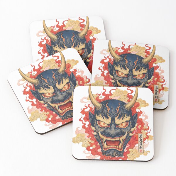 Item preview, Hannya Oni — Demon of Flame and Fury designed and sold by lmosamiha.