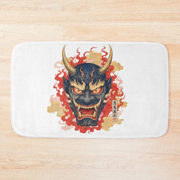 Item preview, Hannya Oni — Demon of Flame and Fury designed and sold by lmosamiha.