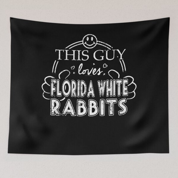 Item preview, Guy Loves Florida White Rabbits Pets Shirt designed and sold by shoppzee.