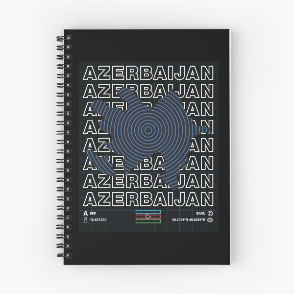 Item preview, Azerbaijan Minimal Map designed and sold by Atlas-Array.