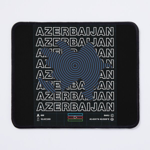 Item preview, Azerbaijan Minimal Map designed and sold by Atlas-Array.