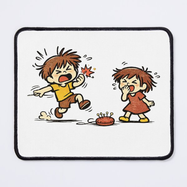 Item preview, Sewing Squad – Cute Boy & Girl Cartoon Characters designed and sold by EverStitchStudio ★★★★★.